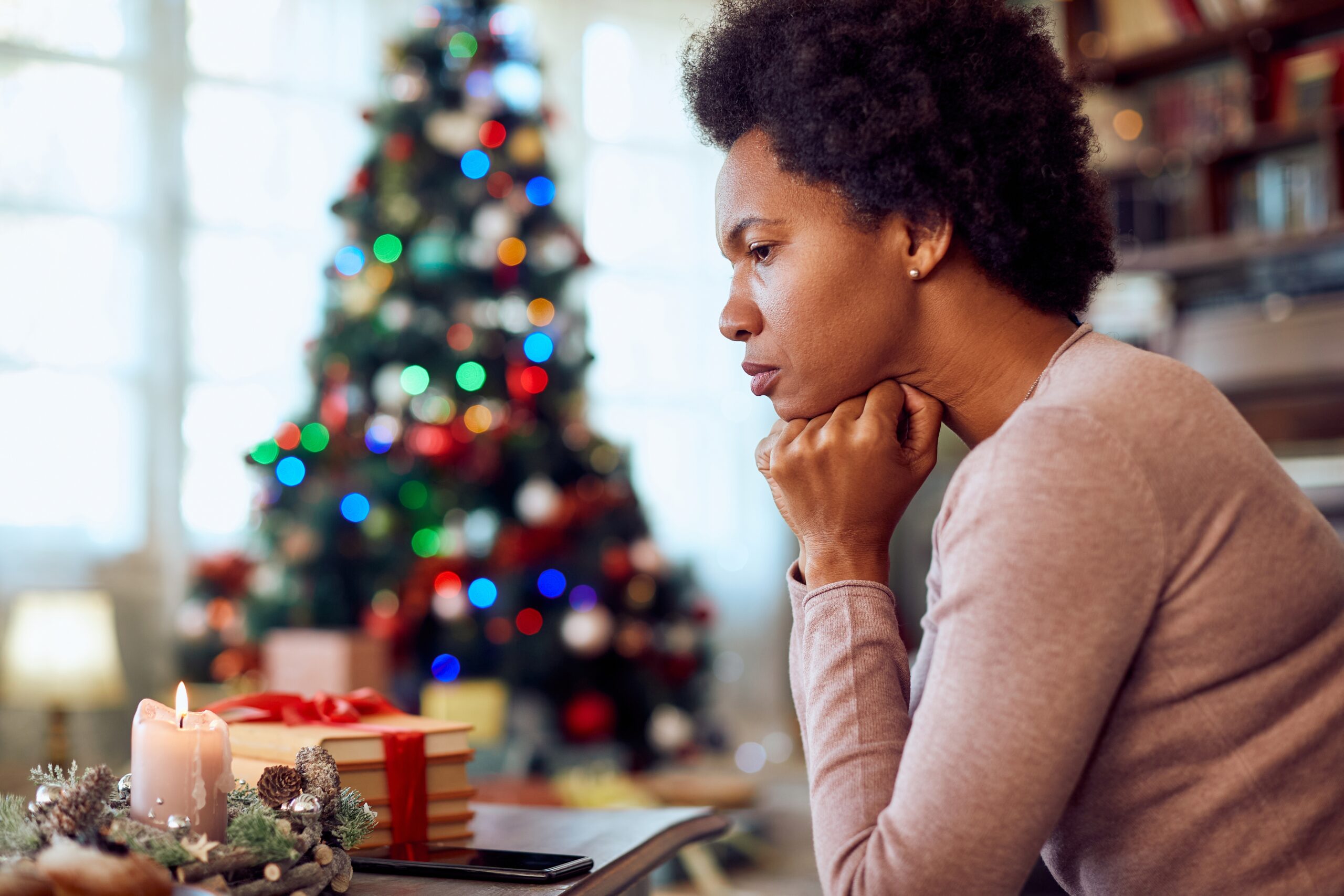 christmas shopping stress