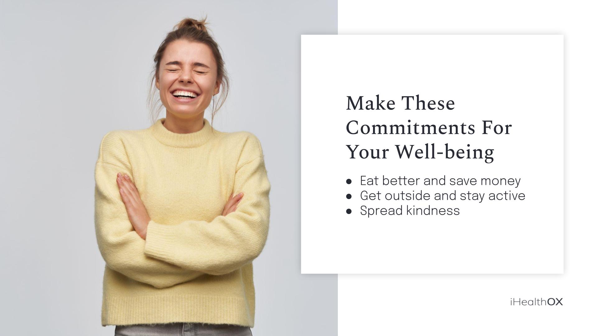 Make These Commitments for Your Well-Being in 2022